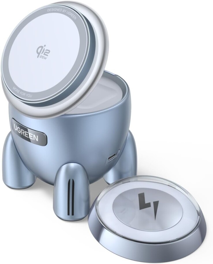 The Ugreen 25W 2-in-1 Wireless Charger. (Image source: Ugreen)