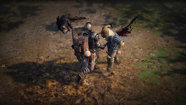 An image showing a battle in Wartales.
