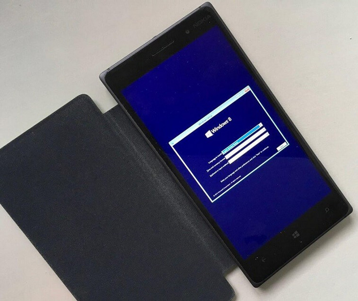 Windows RT running on a Lumia 1520. (Source: @gus33000 on Twitter)