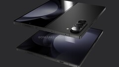 A &quot;Galaxy Z Fold6&quot; render. (Source: OnLeaks x SmartPrix)