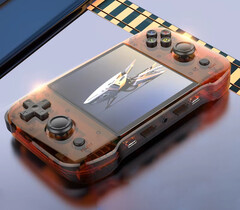 The Game Console R46S runs ROCKNIX as its stock firmware. (Image source: AliExpress)