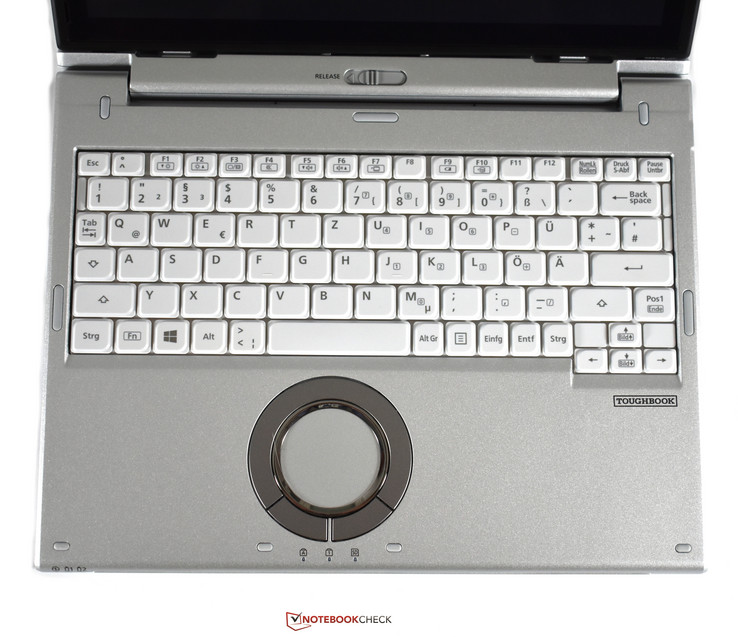 keyboard of the Panasonic Toughbook CF-XZ6