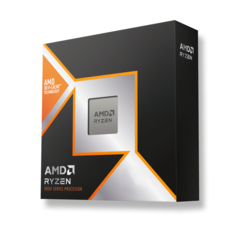 AMD has two new Ryzen 9000 X3D CPUs lined up. Retail box of a 9000X3D CPU pictured (image source: AMD)