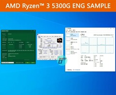 AMD Ryzen 3 5300G Engineering Sample - CPU-Z. (Image Source: hugohk on eBay).