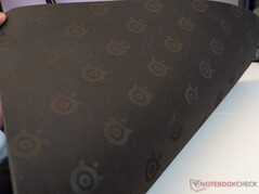 Rubberized underside.