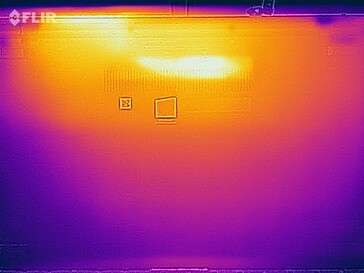 Heat distribution: bottom