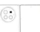 An "X Fold3 Pro" schematic. (Source: Digital Chat Station via Weibo)