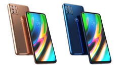 The Moto G9 Plus comes in two colours. (Image source: Motorola)