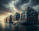 747,000 tons of e-waste was recycled in Germany for the extraction of valuable raw materials. This corresponds to the enormous cargo capacity of seven of the world's largest container ships. (Image: Google Gemini AI)