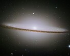 An image showing the Sombrero galaxy.