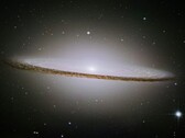 An image showing the Sombrero galaxy.