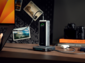 The new Anker Prime power bank (pictured) has a smart display to show charging data and device status. (Image source: Anker)