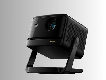 Dangbei DBOX02 Pro 4K projector front side at angle (Image source: Dangbei PR)