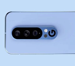 A Google Pixel 10 Pro in the latest concept rendering with a vertical camera module. (Image source: 4RMD, YouTube)