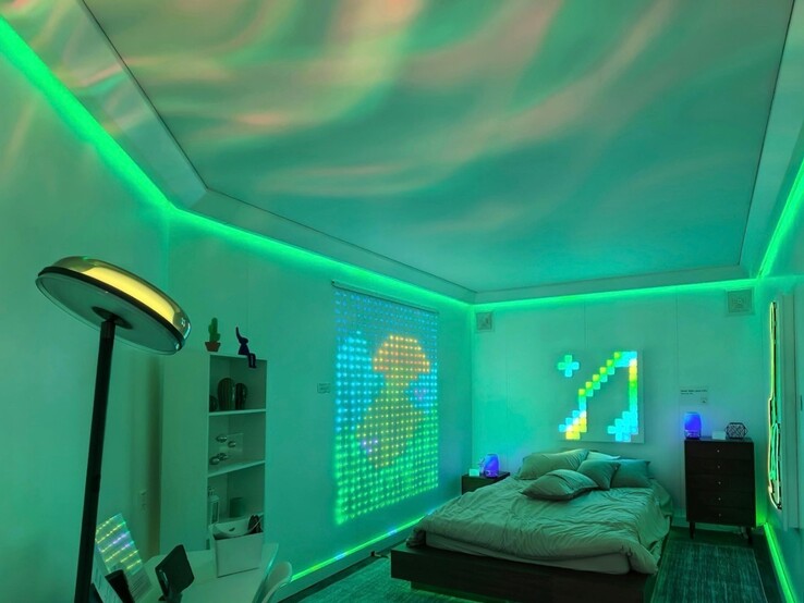 The Govee Uplighter Floor Lamp was shown at CES 2025. (Image source: Govee via Instagram)
