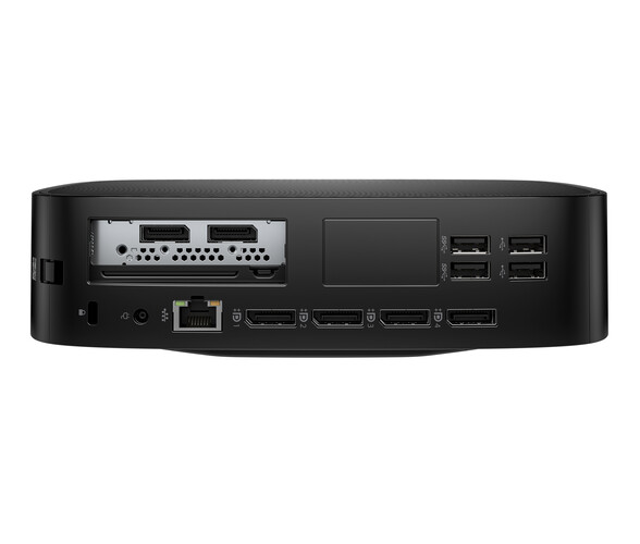 HP Elite t755 Thin Client rear (image via HP)