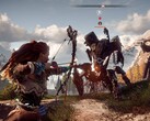 Horizon Zero Dawn is already a beautiful looking game on the PS4 Pro, which renders the game in 4k and 30fps (Image: Sony)