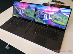 Dell XPS 15 7590 IPS (left) vs. XPS 15 7590 OLED (right)