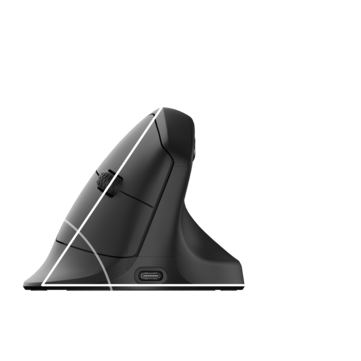 Keychron M5 8K mouse angle. (Image source: Keychron)