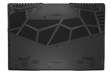 The bottom panel of the Alpha 15 offers increased air intake area. (Image Source: MSI)