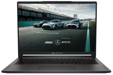 MSI Stealth 16 Mercedes-AMG Motorsport screen (image via MSI)