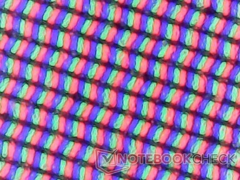 Matte subpixel array
