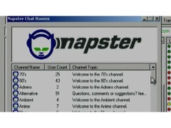 A screenshot of Napster showcasing the interface like it was in 1999. (Image source: r/Xennials on Reddit)