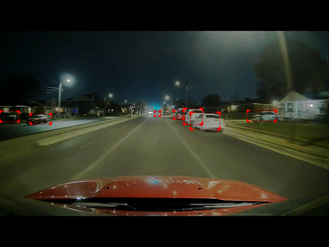 The standard camera gives solid visuals even at night