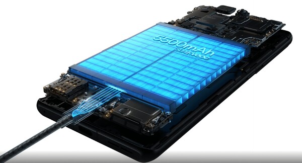 The OnePlus 12R has a large 5,500mAh battery that charges super fast. (Image source: OnePlus)