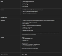 Lenovo ThinkPad P14s Gen 6 AMD specifications (image source: Lenovo)
