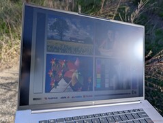 Outdoors under sunlight