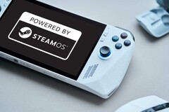Asus ROG Ally powered by SteamOS logo
