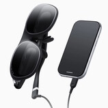 Rokid AR Spatial glasses connected to its external controller. (Image source: Rokid)