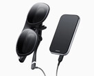 Rokid AR Spatial glasses connected to its external controller. (Image source: Rokid)