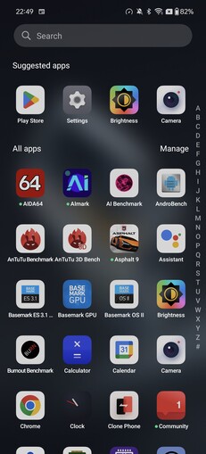 App drawer