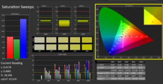 CalMan saturation calibrated