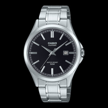 Casio MTS-115D-1AV (black dial). (Image source: Casio)