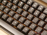 RGB backlighting is barely visible in daylight. 