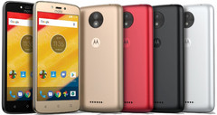 An image allegedly showing off the Moto C&#039;s various colors. (Source: Evan Blass)