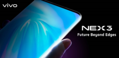 The Vivo NEX 3 ditches both side bezels and physical buttons for a Waterfall display and virtual buttons. (Source: Vivo)