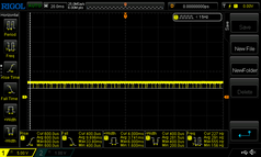25% brightness - PWM around 230 Hz