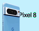 The Pixel 8 series will be available in a fetching blue colourway. (Image source: @EZ8622647227573)