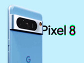 The Pixel 8 series will be available in a fetching blue colourway. (Image source: @EZ8622647227573)