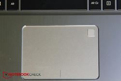 Touchpad with fingerprint scanner
