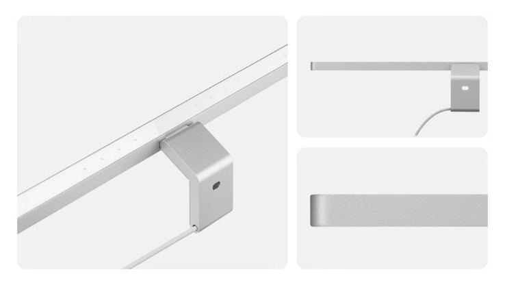 It draws power from the machine’s USB-C port, and lights an area of 33.5 by 19.7 inches at 500 lux.