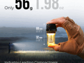 Flextail Zero Lantern with 360-degree illumination as a lantern and an upward-facing flashlight