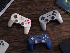 The 8BitDo Pro 3 features Nintendo-style ABXY buttons with ergonomics closer to a DualSense controller. (Image source: 8BitDo)