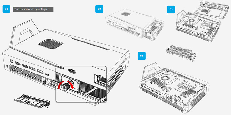 Asus NUC 15 Performance disassembly (image source: Asus)