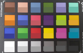 ColorChecker Passport: The reference color is in the lower field