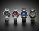 An image of the four Citizen Promaster GMT BJ715 watches